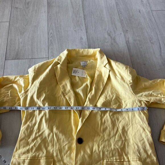 A New Day Women's Linen Spring Blazer size XL - Picture 3 of 8